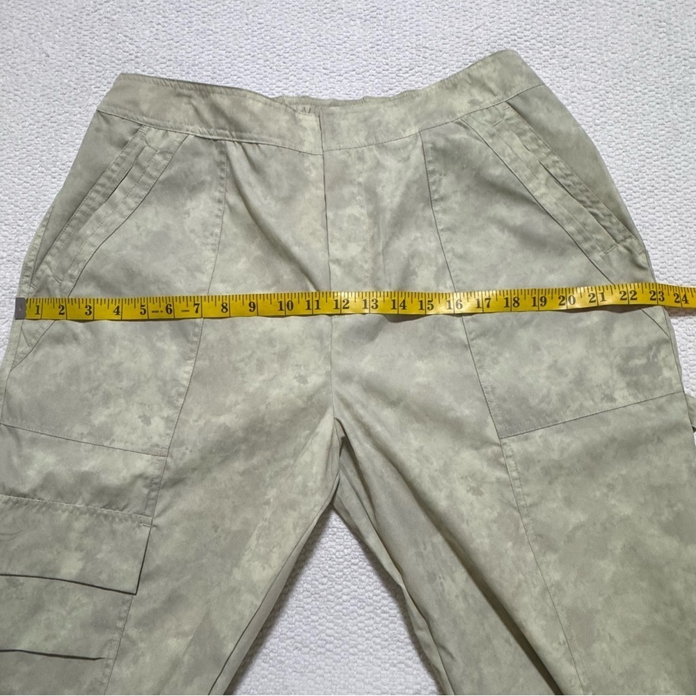 Fabletics Women Large Annie Dried Sage Tie Dye Texture Nylon Cargo Joggers - Picture 14 of 16